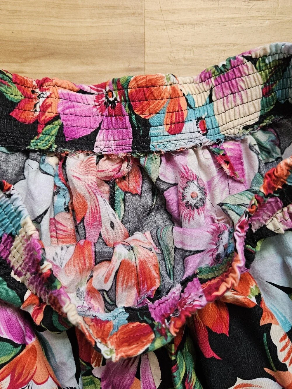 Vintage A-line Floral Skirt